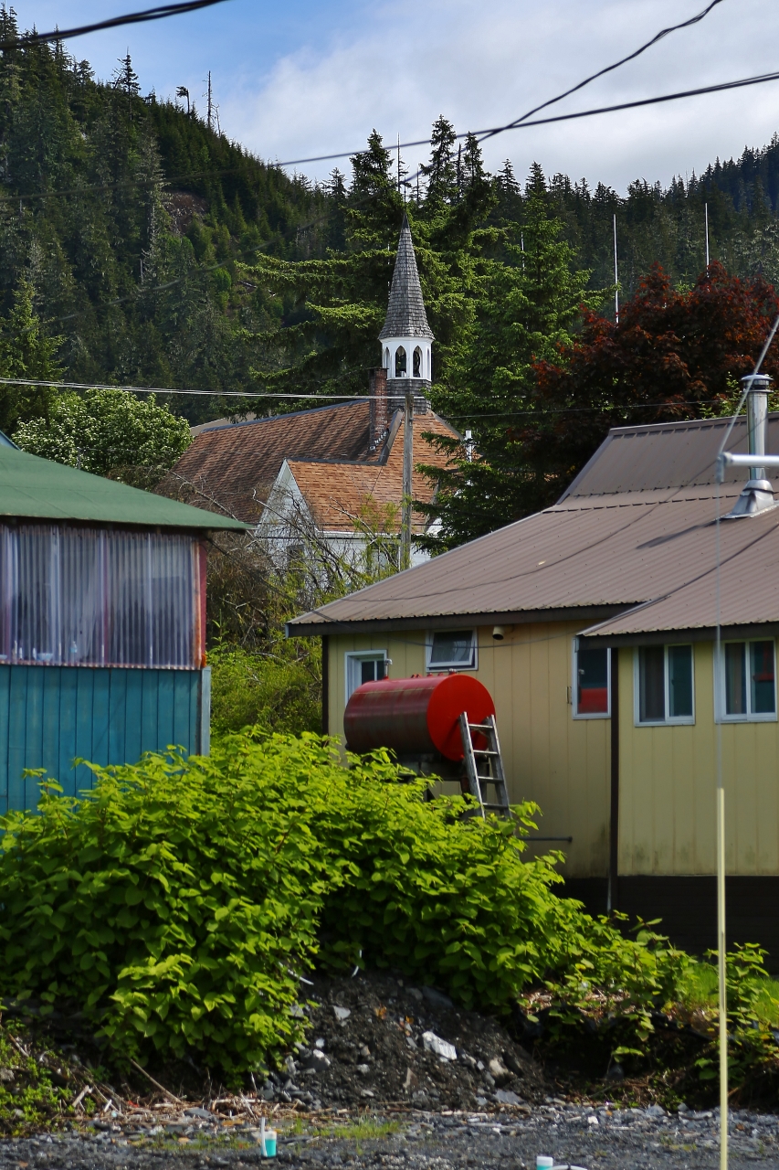 A typical Wrangell scene.  Pretty, on the one hand, but a bit rough around the edges.